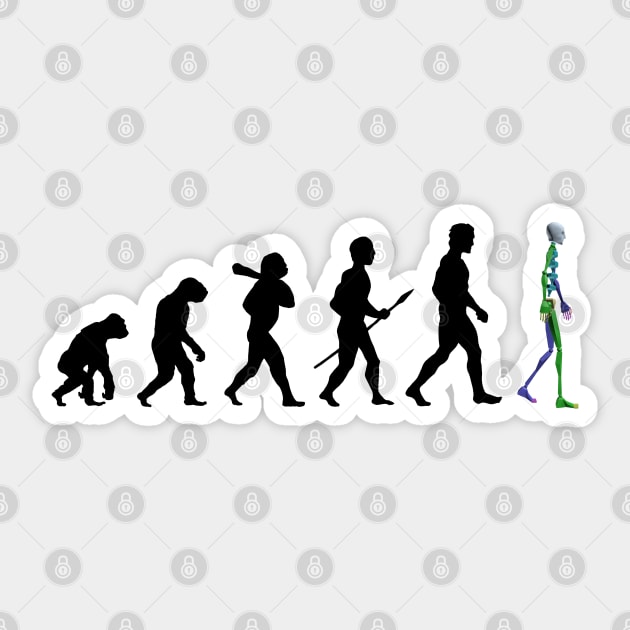 Evolution 3D Sticker by CCDesign